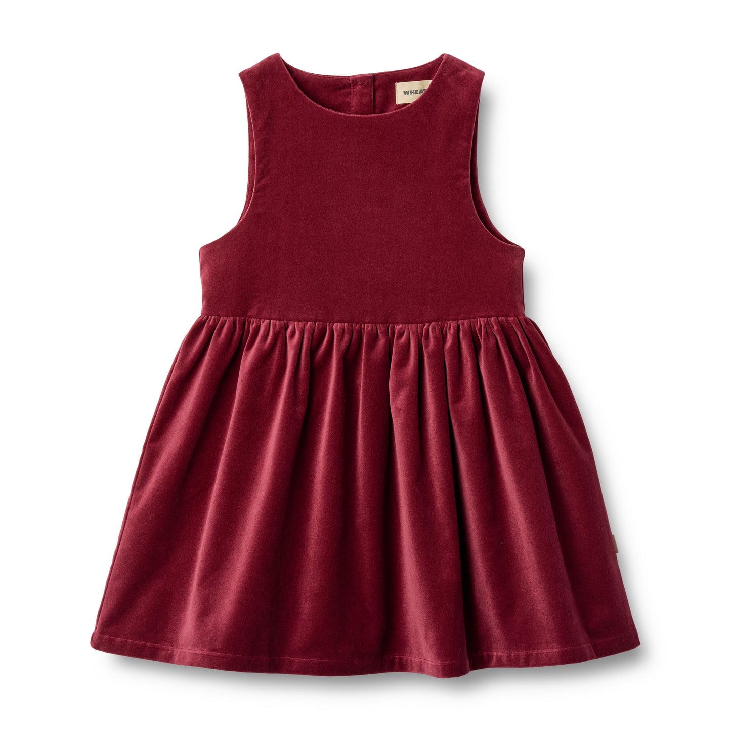 Wheat - Vestito in velluto bordeaux Junior - Thelma