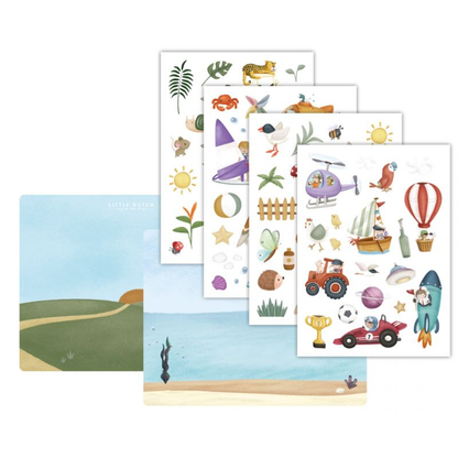 Little Dutch - Window stickers - vetrofanie riposizionabili - Jim & Friends