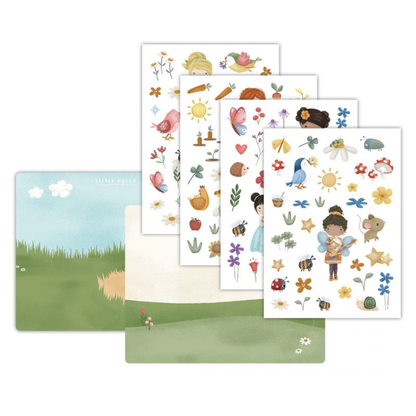 Little Dutch - Window stickers - vetrofanie riposizionabili - Rosa & Friends