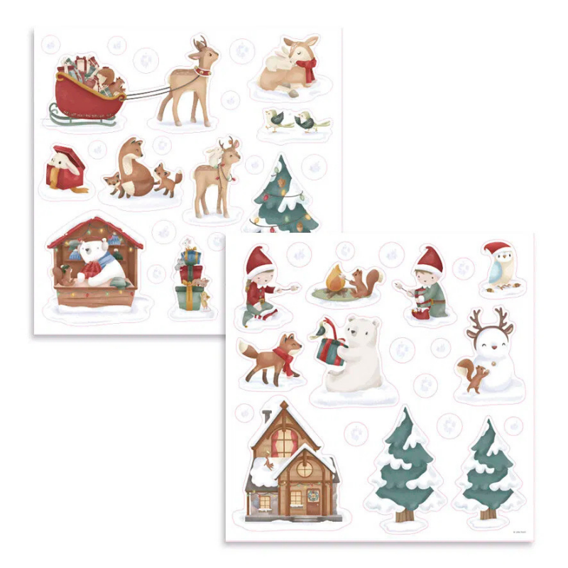 Little Dutch - Window stickers - vetrofanie riposizionabili - Natale