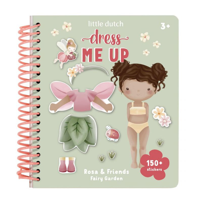 Little Dutch - Libro dress me up - Rosa & Friends Forest Friends