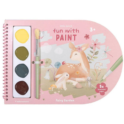 Little Dutch - Libro da colorare con acquerelli - Fairy Garden