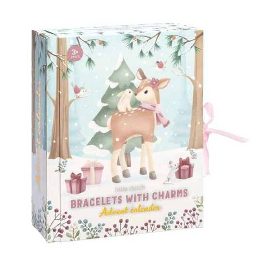 Little Dutch - Calendario dell'Avvento - Set Braccialetti e charms - Fairy Garden