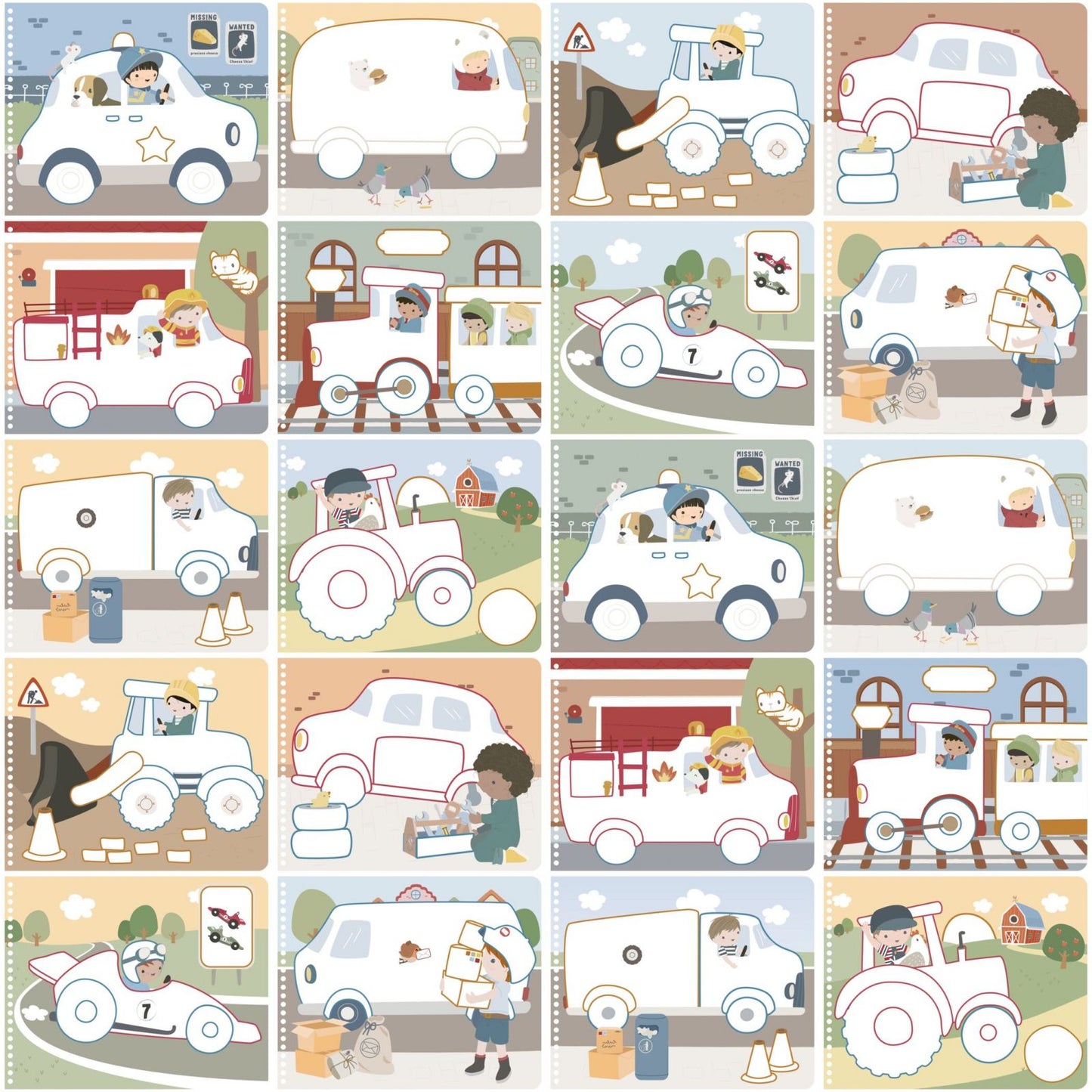 Little Dutch - Libro magico da colorare - Jim