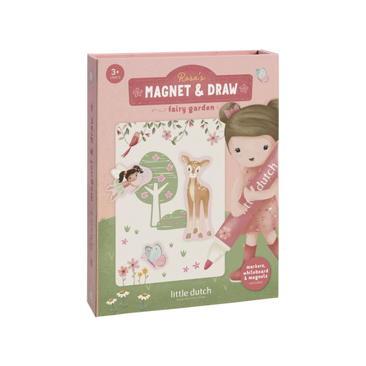 Set magnetico Little Dutch Rosa con personaggi e vestiti