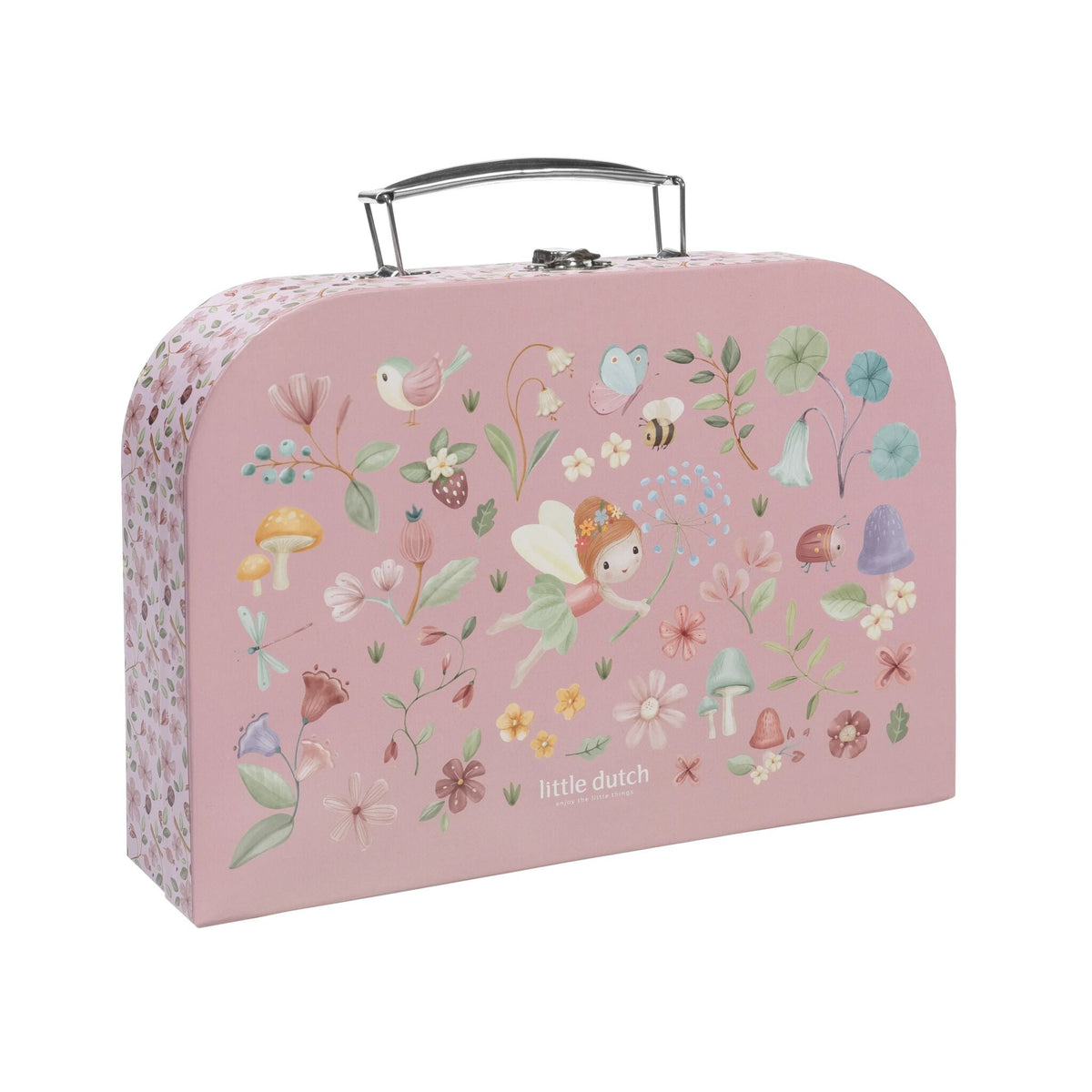 Valigetta creativa Little Dutch Rosa con colori e accessori