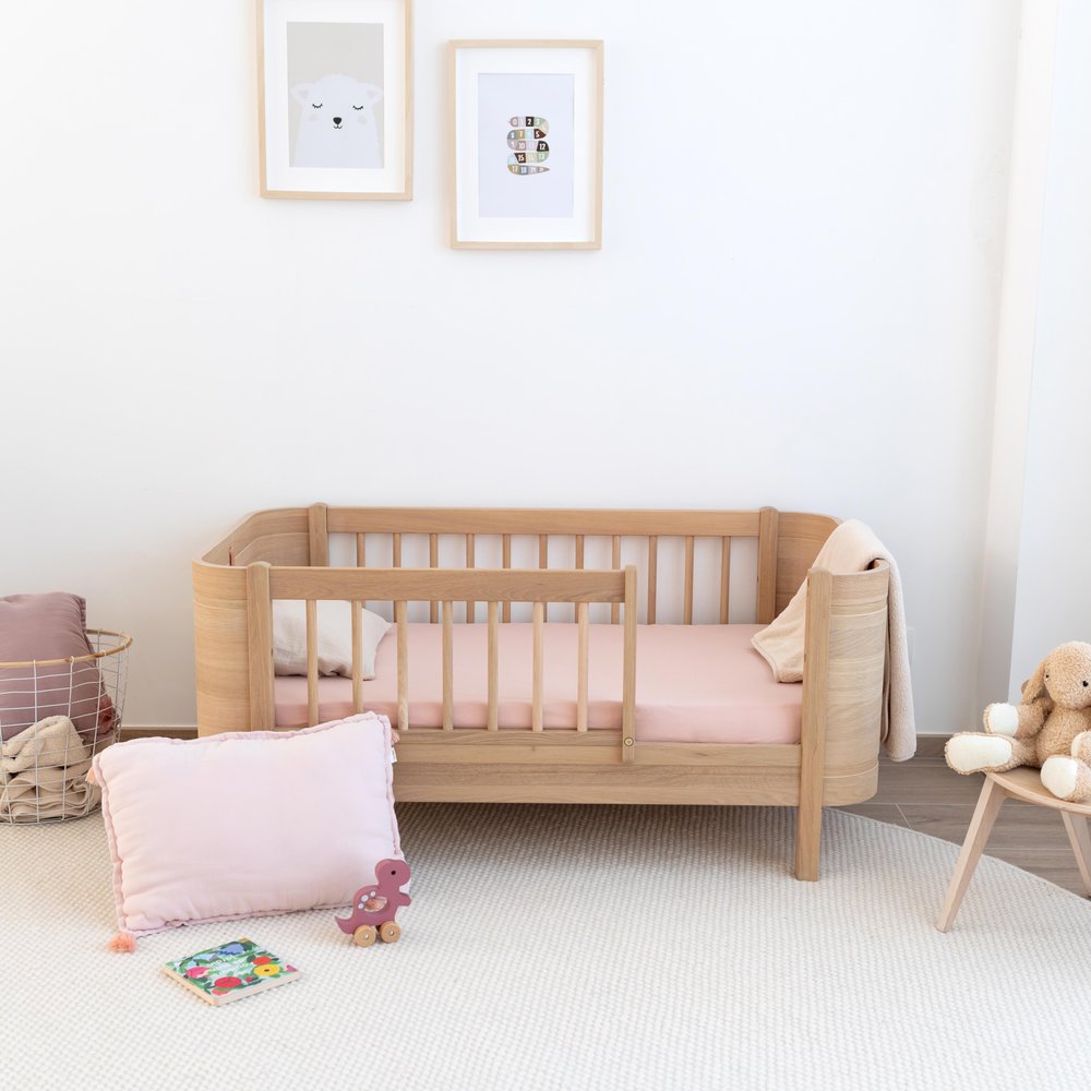 Bemini - Lenzuolo angoli in cotone 70x140 - Rosa cipria