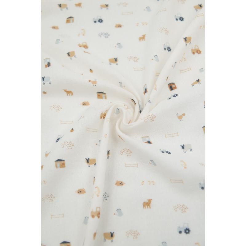 Bamboom - 3-pack Mussola 70x70 cm - The farm