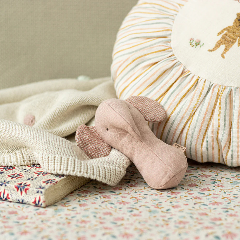 Maileg - Lullaby friends, Sonaglio elefante - Rosa