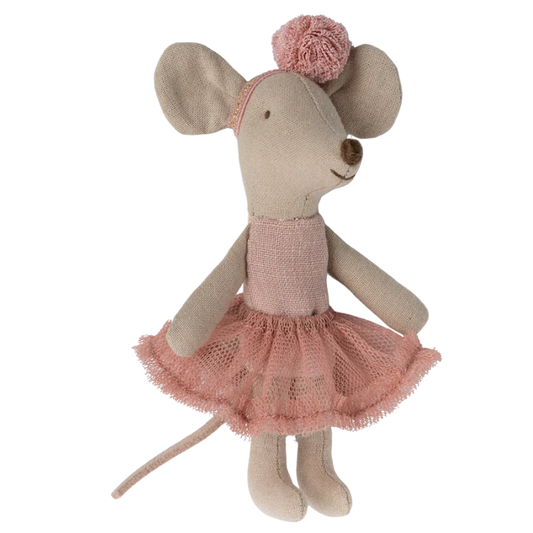 Maileg - Topo Ballerina, Sorellina - Rosa