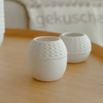 Räder - Portacandele in porcellana tealight - Vasetto Knit 6,5x9cm