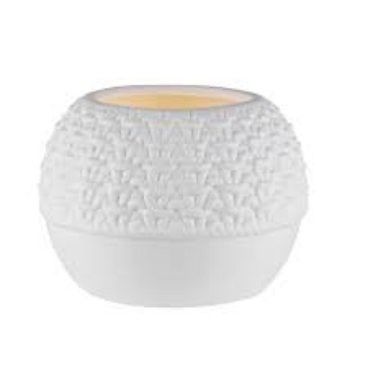 Räder - Portacandele in porcellana tealight - Vasetto Knit 6,5x9cm
