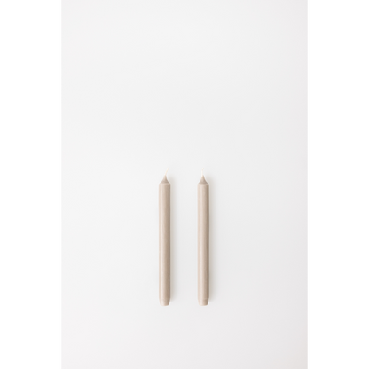 Räder - Set 2 candele - tortora 2,2x24cm