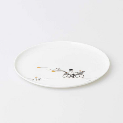 Räder - Piatto svuotatasche in porcellana - Bike 14cm