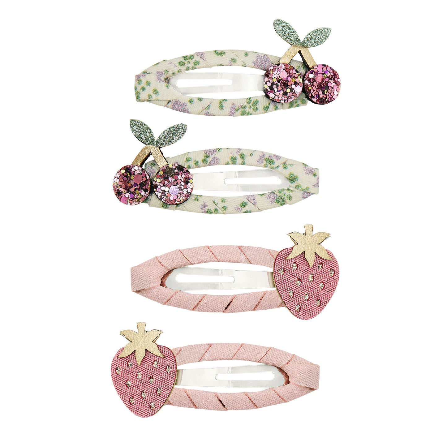 Mimi & Lula - 4-pack Mollette fermacapelli Clic Clacs -Summer Fruit