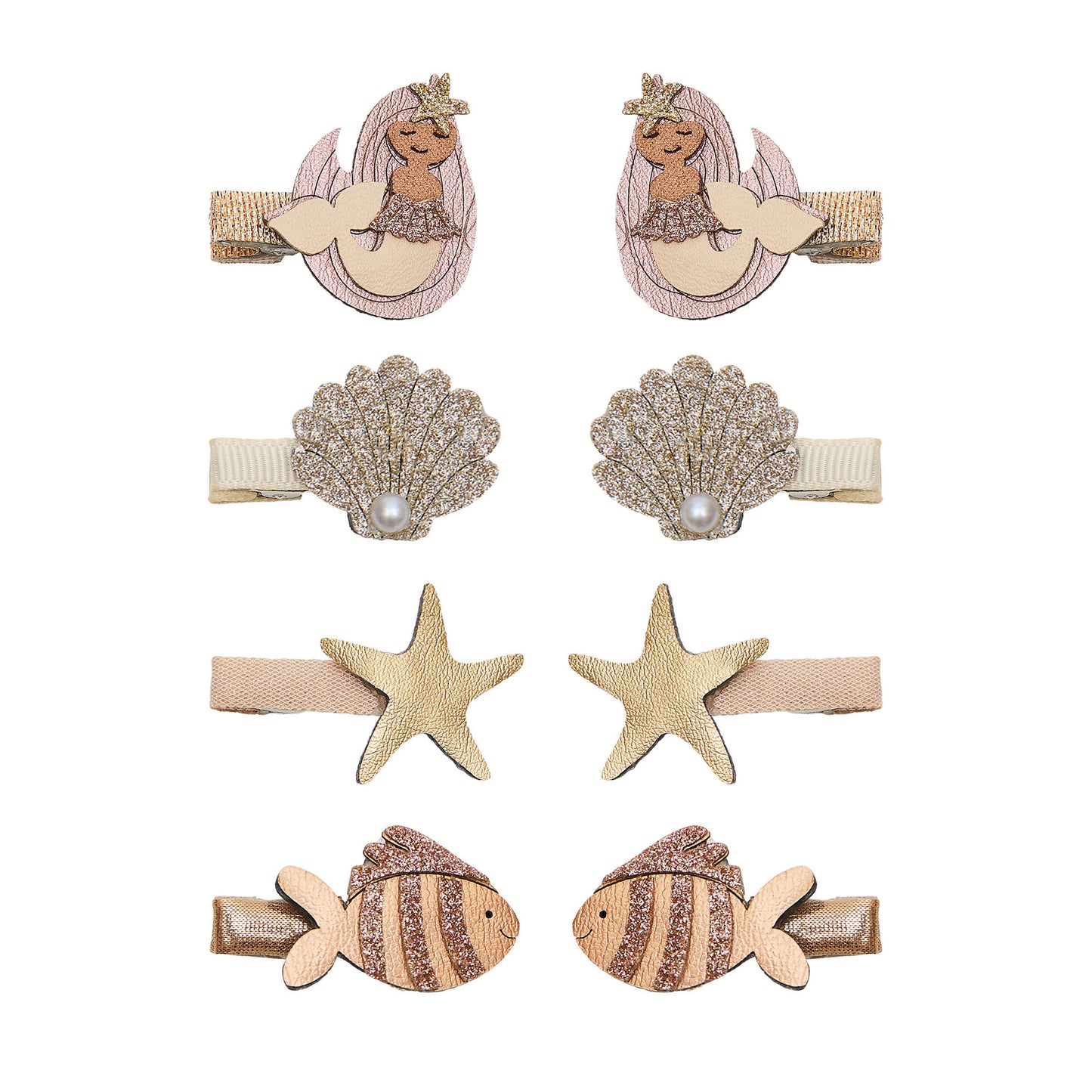 Mimi & Lula - 8-pack Mollette fermacapelli Clip - Sirena 26