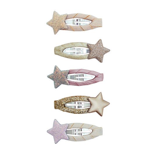 Mollette clic clac Mimi & Lula stellina, confezione da 5