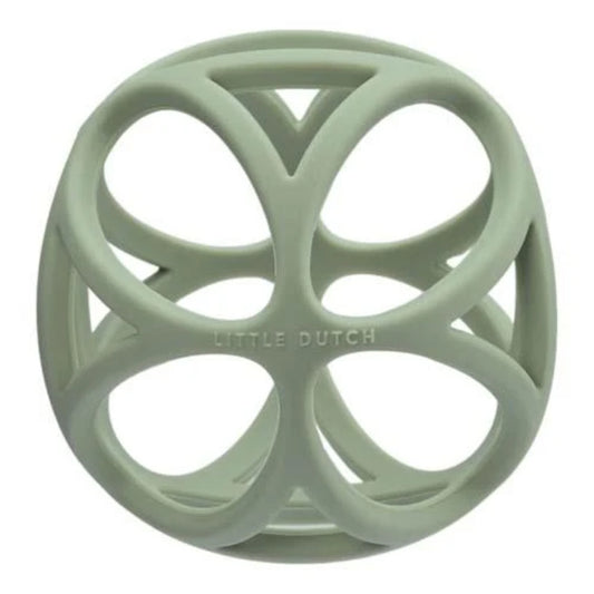 Little Dutch - Palla dentizione in silicone - Verde Oliva