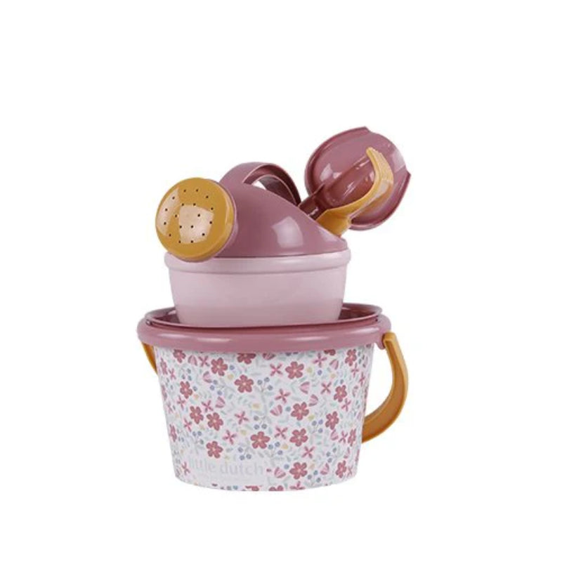 Little Dutch - Set giochi spiaggia - paletta secchiello formine - Rosa - Dreamy