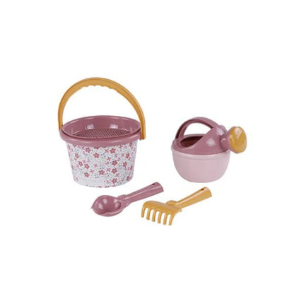 Little Dutch - Set giochi spiaggia - paletta secchiello formine - Rosa - Dreamy