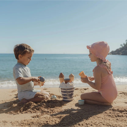 Little Dutch - Set giochi spiaggia - secchiello dei gelati - Blu - Ocean