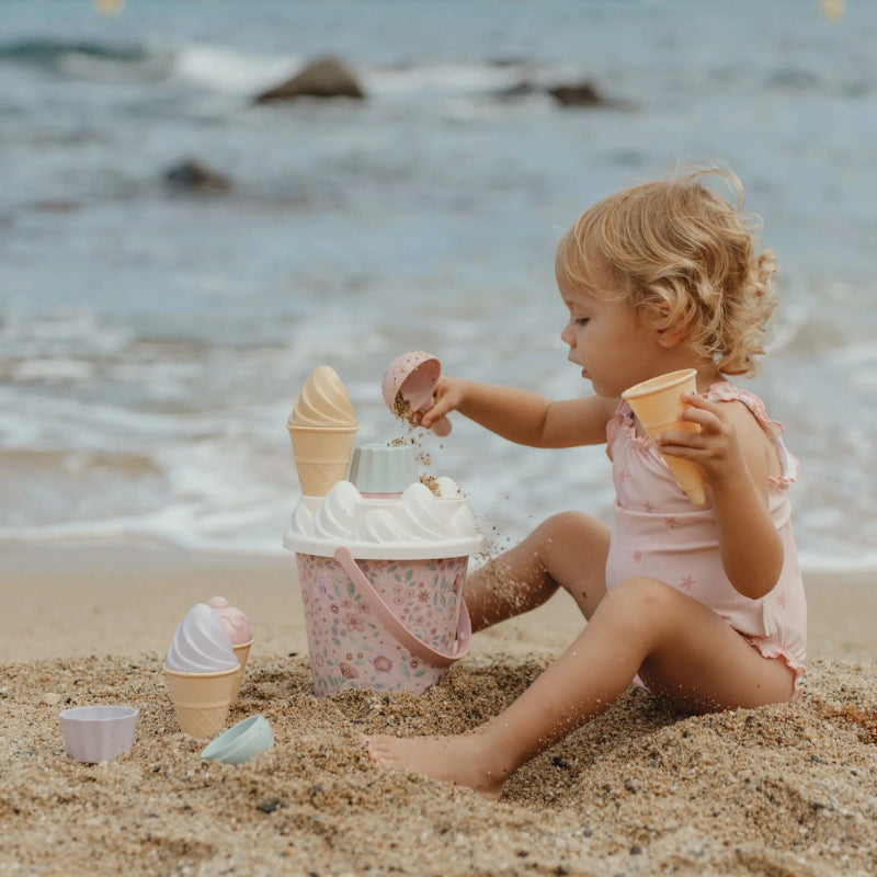 Little Dutch - Set giochi spiaggia - secchiello dei gelati - Rosa - Dreamy