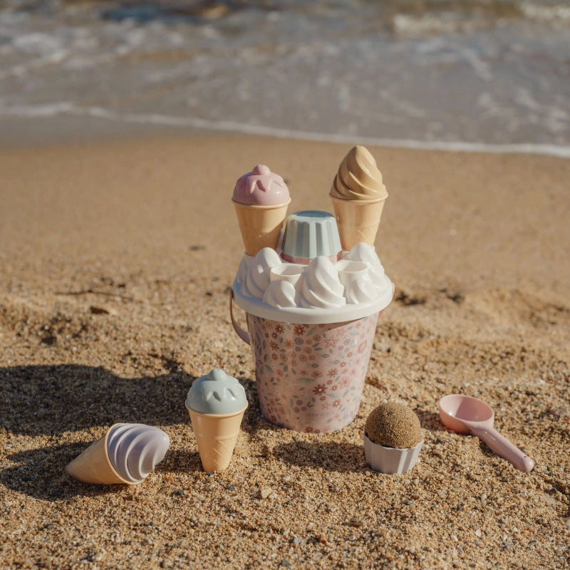Little Dutch - Set giochi spiaggia - secchiello dei gelati - Rosa - Dreamy