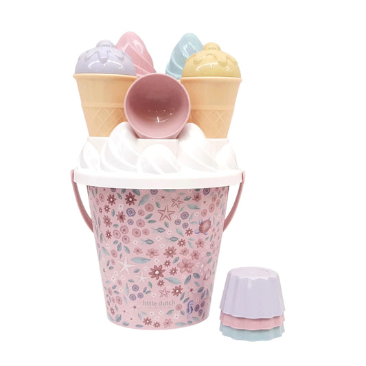 Little Dutch - Set giochi spiaggia - secchiello dei gelati - Rosa - Dreamy