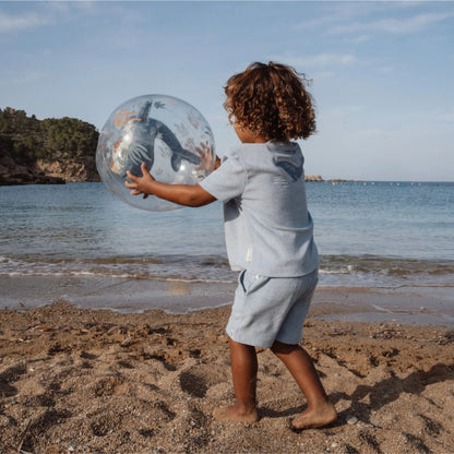 Little Dutch - Pallone gonfiabile con Balena 3D - Ocean