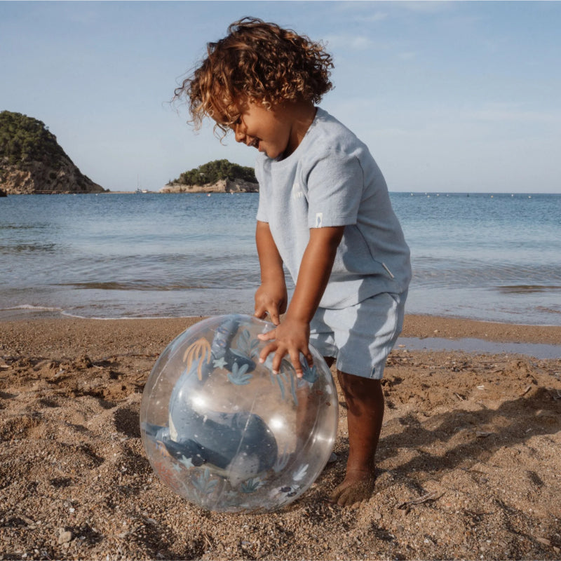 Little Dutch - Pallone gonfiabile con Balena 3D - Ocean