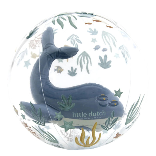 Little Dutch - Pallone gonfiabile con Balena 3D - Ocean