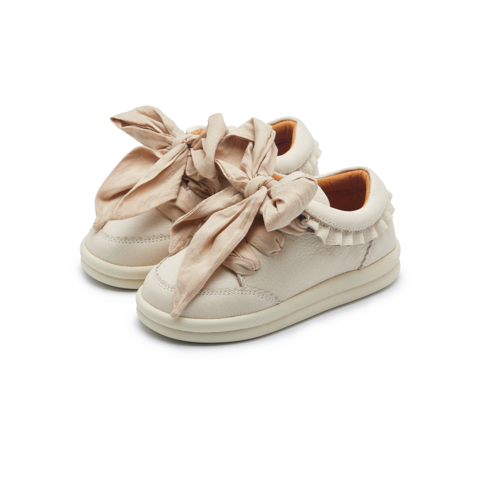 Donsje Amsterdam - Lexley Sneakers - Scarpe Rosa con Fiocco