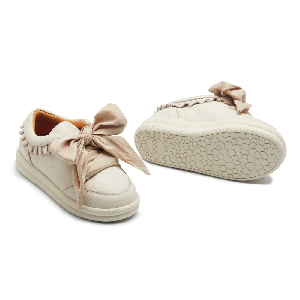 Donsje Amsterdam - Lexley Sneakers - Scarpe Rosa con Fiocco
