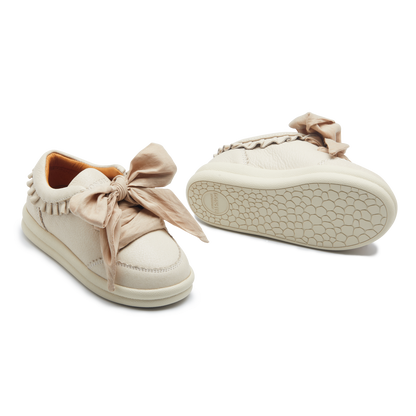 Donsje Amsterdam - Lexley Sneakers - Scarpe Rosa con Fiocco