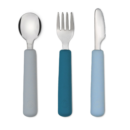 Soina - Posate 24m - Grigio/Blu/Azzurro
