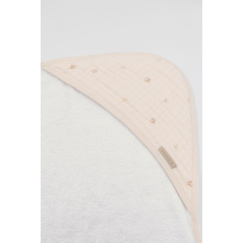 Bamboom - Telo-accappatoio con cappuccio più guanto - Animal friends