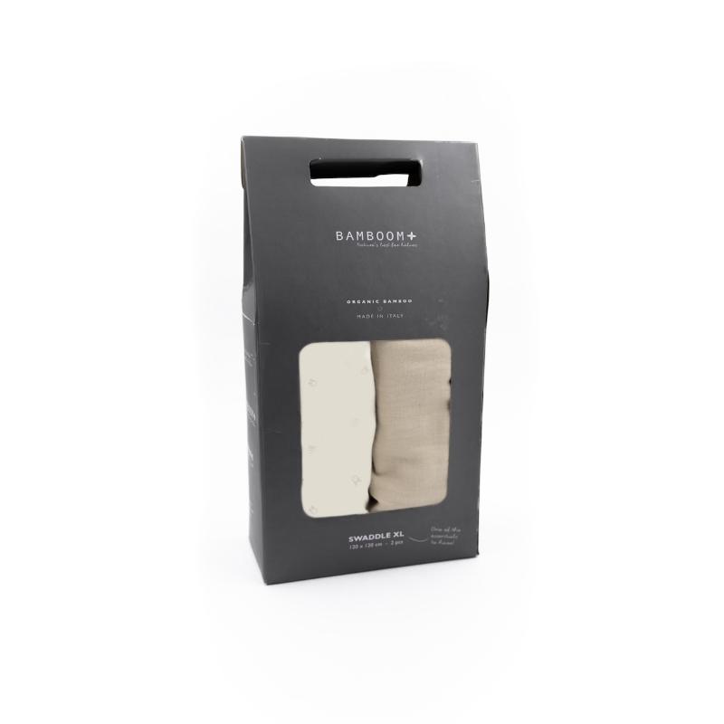 scatola nera bamboom di mussole 120 x 120