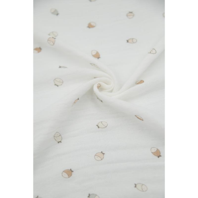 Bamboom - 2-pack Panno in Mussola Swaddle 120x120 cm - Fishes
