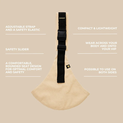 Wildride - Marsupio a fascia laterale | Beige