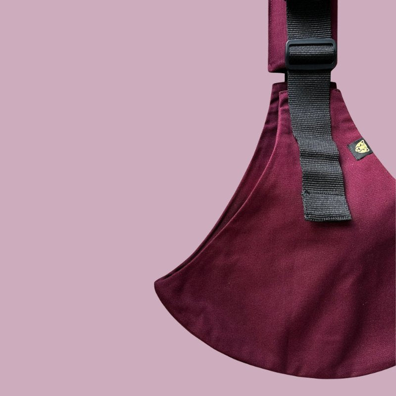 Wildride - Marsupio a fascia laterale | Rosso scuro Bordeaux - Merlot Dark Red