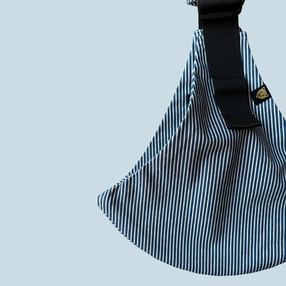 Wildride - Marsupio a fascia laterale | Righe blu indaco - Indigo Denim