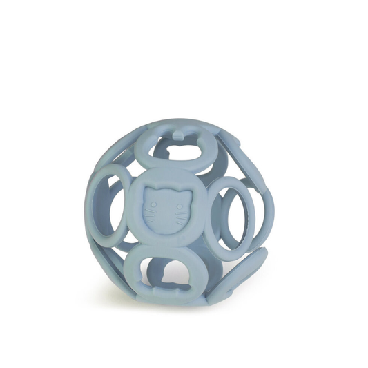 Soina - Palla dentizione in silicone - Azzurro