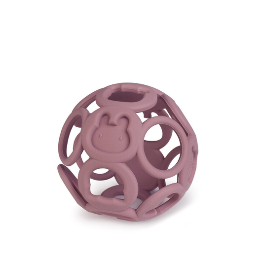 Soina - Palla dentizione in silicone - Rosa antico