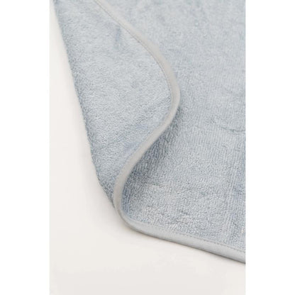 asciugamano in spugna azzurro