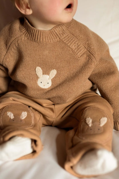 Donsje Amsterdam - Sibbe Merino Wool Sweater | Fluffy Bunny - Maglione in Lana merino Coniglietto