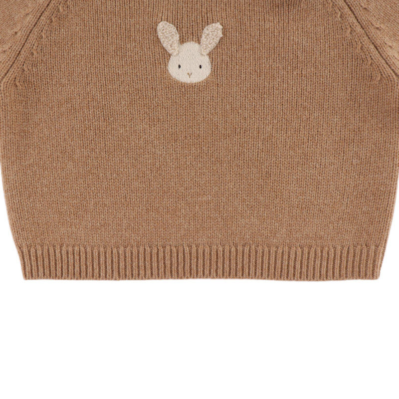 Donsje Amsterdam - Sibbe Merino Wool Sweater | Fluffy Bunny - Maglione in Lana merino Coniglietto