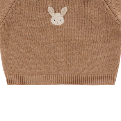 Donsje Amsterdam - Sibbe Merino Wool Sweater | Fluffy Bunny - Maglione in Lana merino Coniglietto
