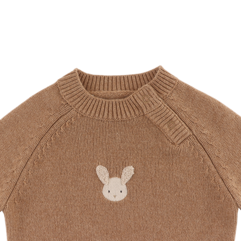 Donsje Amsterdam - Sibbe Merino Wool Sweater | Fluffy Bunny - Maglione in Lana merino Coniglietto