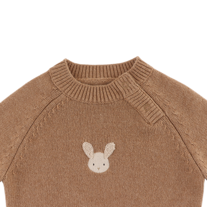Donsje Amsterdam - Sibbe Merino Wool Sweater | Fluffy Bunny - Maglione in Lana merino Coniglietto