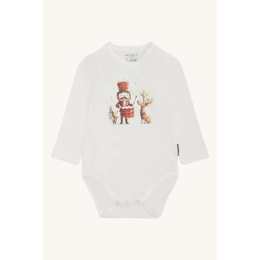 Hust&Claire - Natale - Body a manica lunga con stampa natalizia